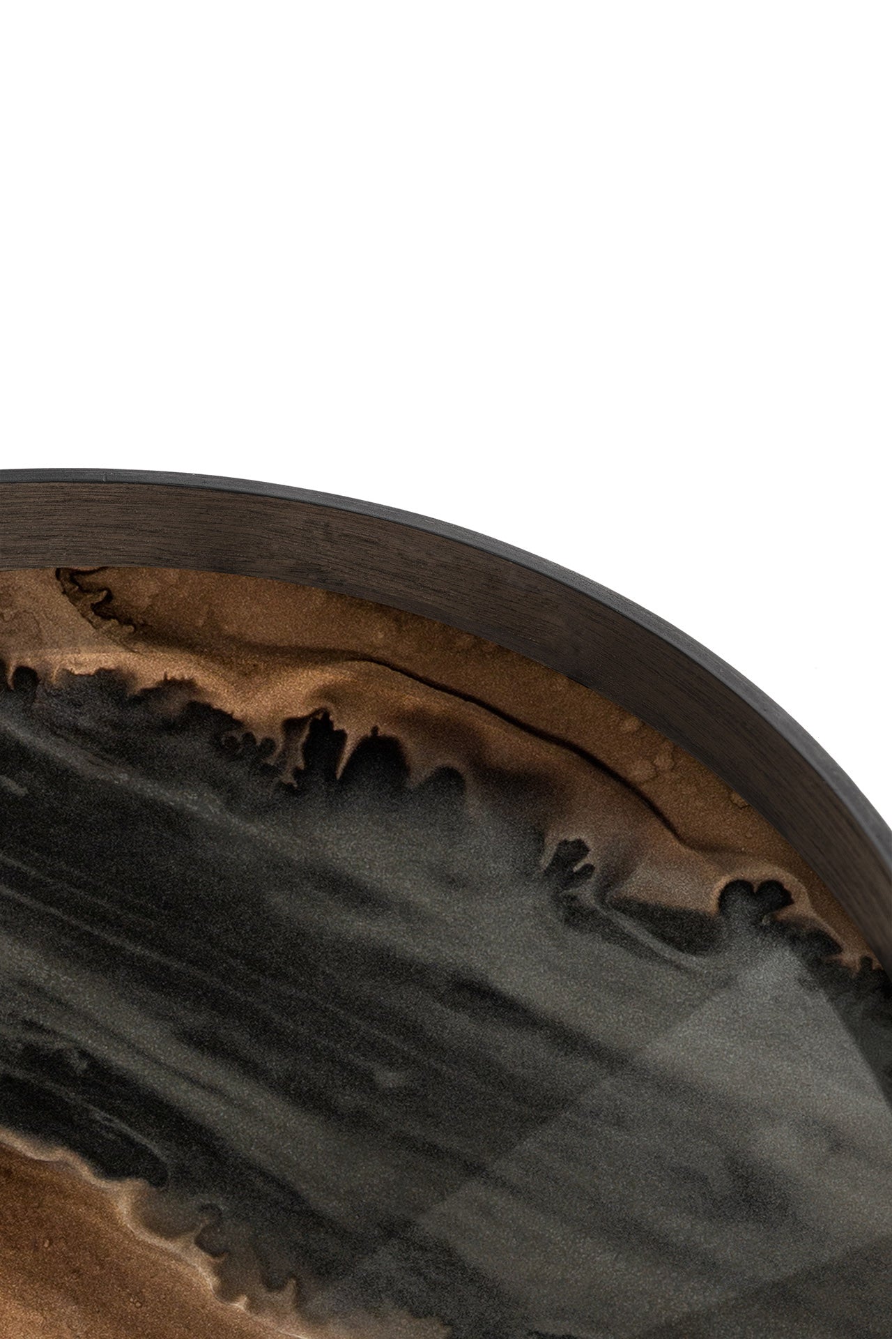 Bronze Organic glass tray