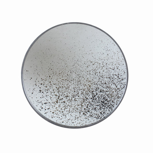 Clear wall mirror round