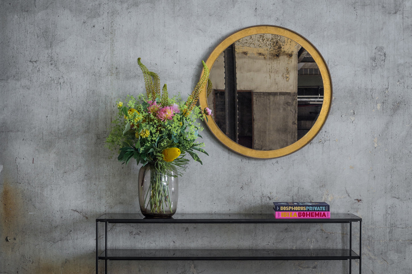 Gold Leaf wall mirror