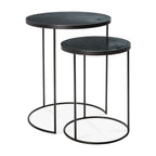 Charcoal Nesting side table set