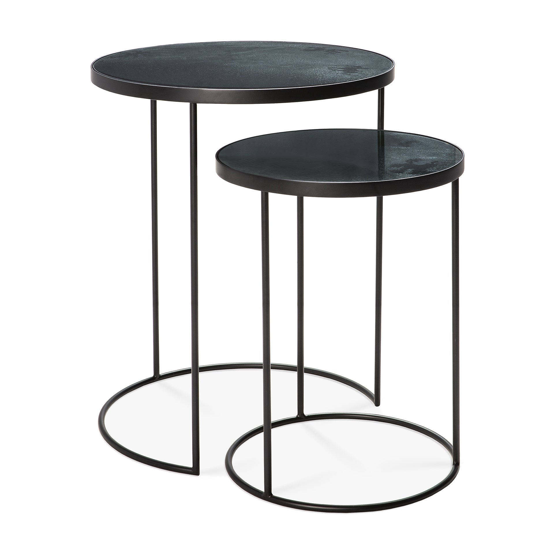 Charcoal Nesting side table set