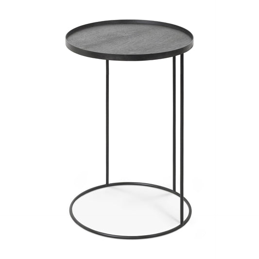 Round tray side table (tray not included)