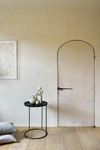 Round tray side table (tray not included)