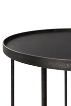 Round tray side table (tray not included)
