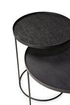 Round tray side table set (trays not included)