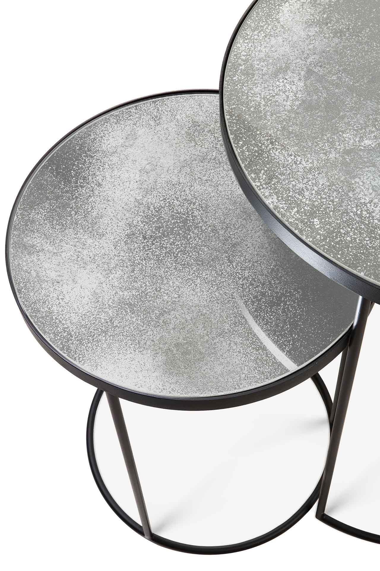 Clear Nesting side table set