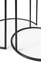 Clear Nesting side table set