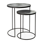Clear Nesting side table set