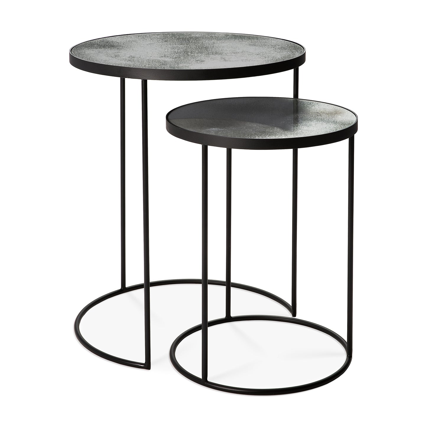 Clear Nesting side table set