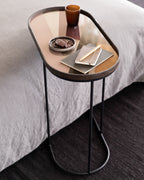 Angle glass tray - Oblong