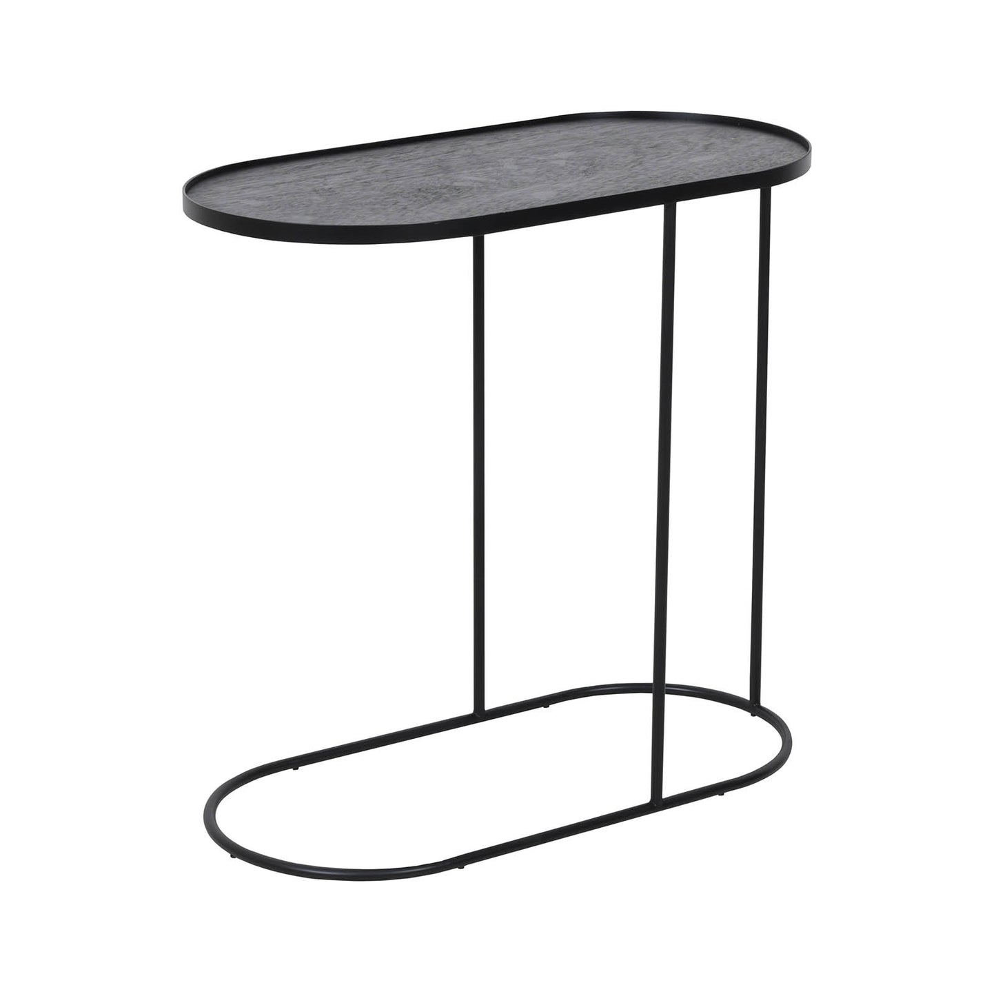 Oblong tray side table (tray not included)