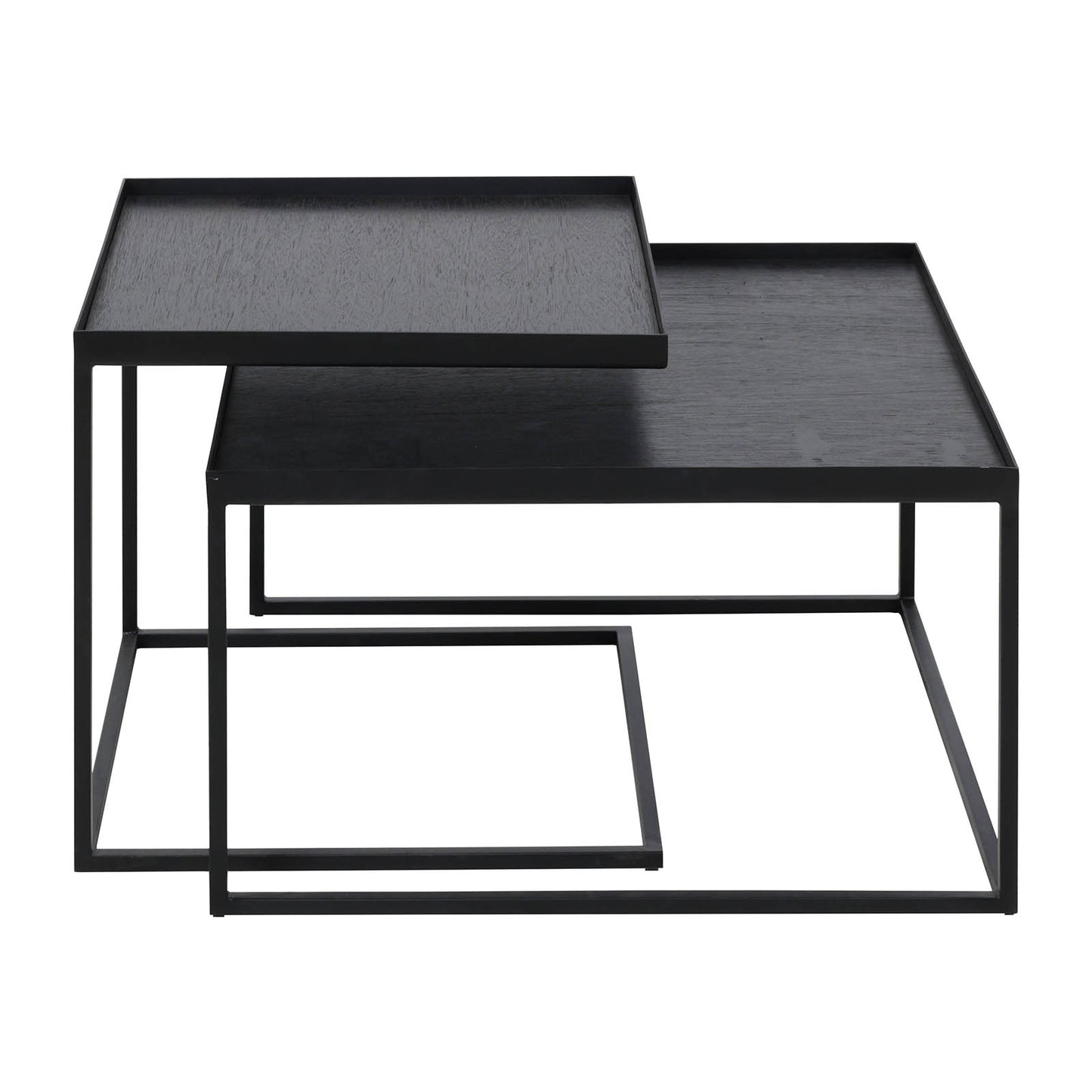 Square tray coffee table set (trays not included)