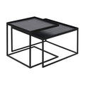 Square tray coffee table set (trays not included)