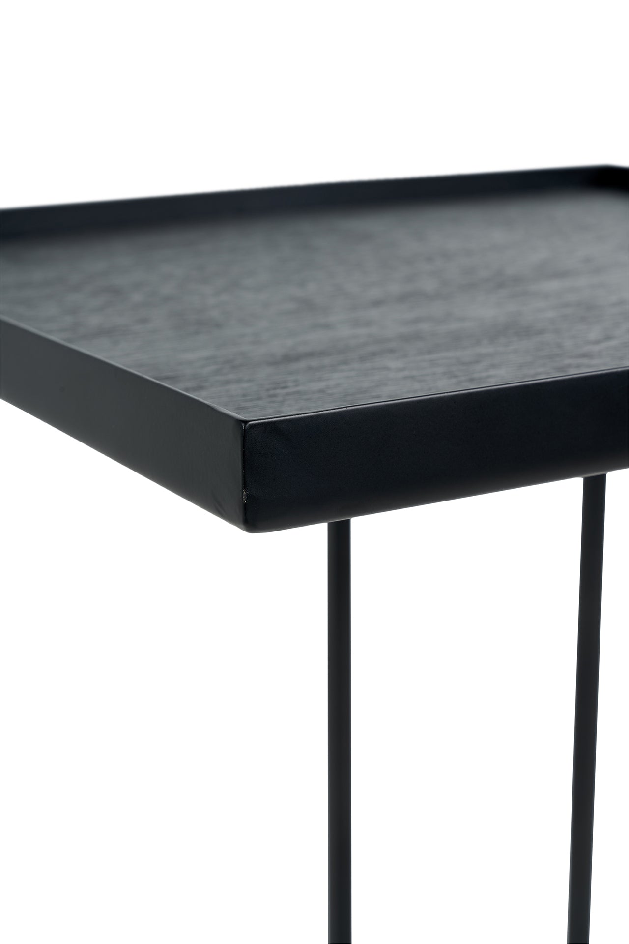 Square tray side table (tray not included)