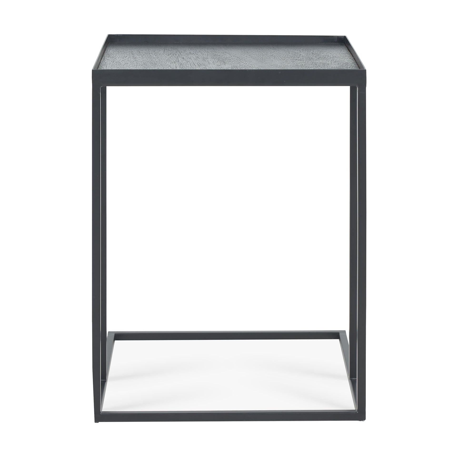 Square tray side table (tray not included)