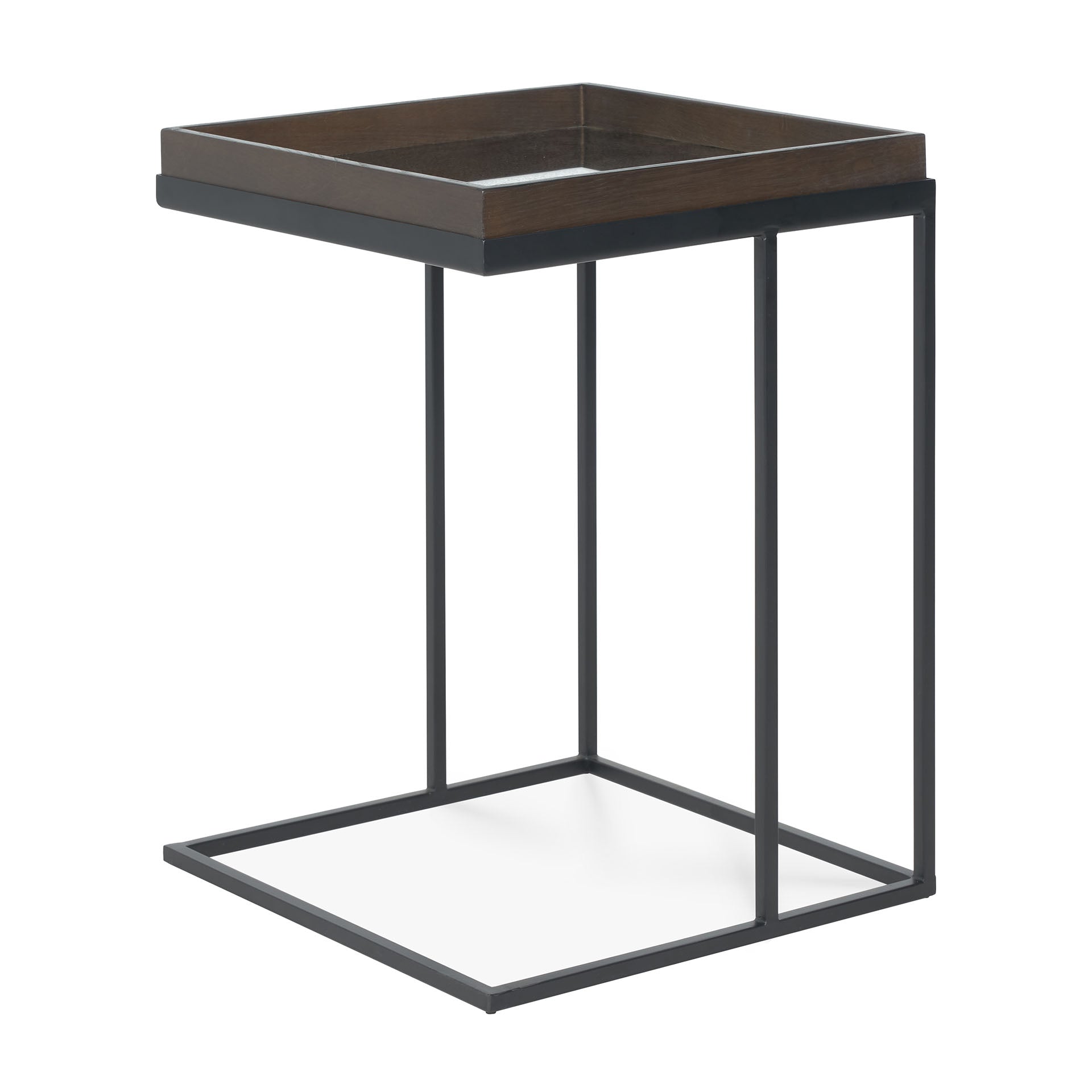 Square tray side table (tray not included)