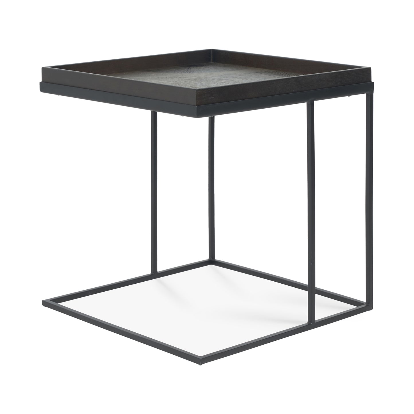 Square tray side table (tray not included)