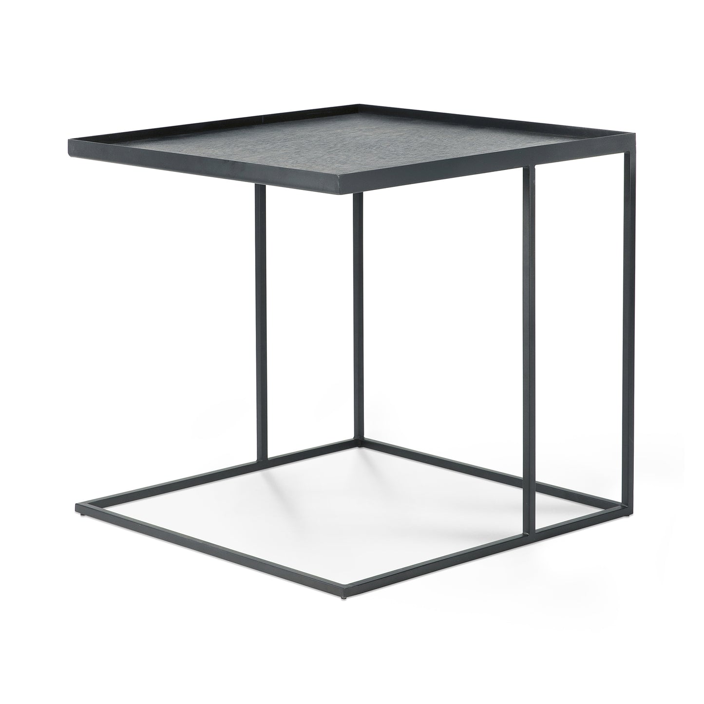 Square tray side table (tray not included)