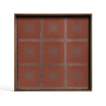 Pumpkin Squares glass tray