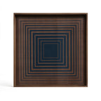 Ink Square glass tray