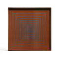Pumpkin Square glass tray