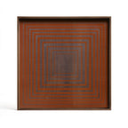 Pumpkin Square glass tray