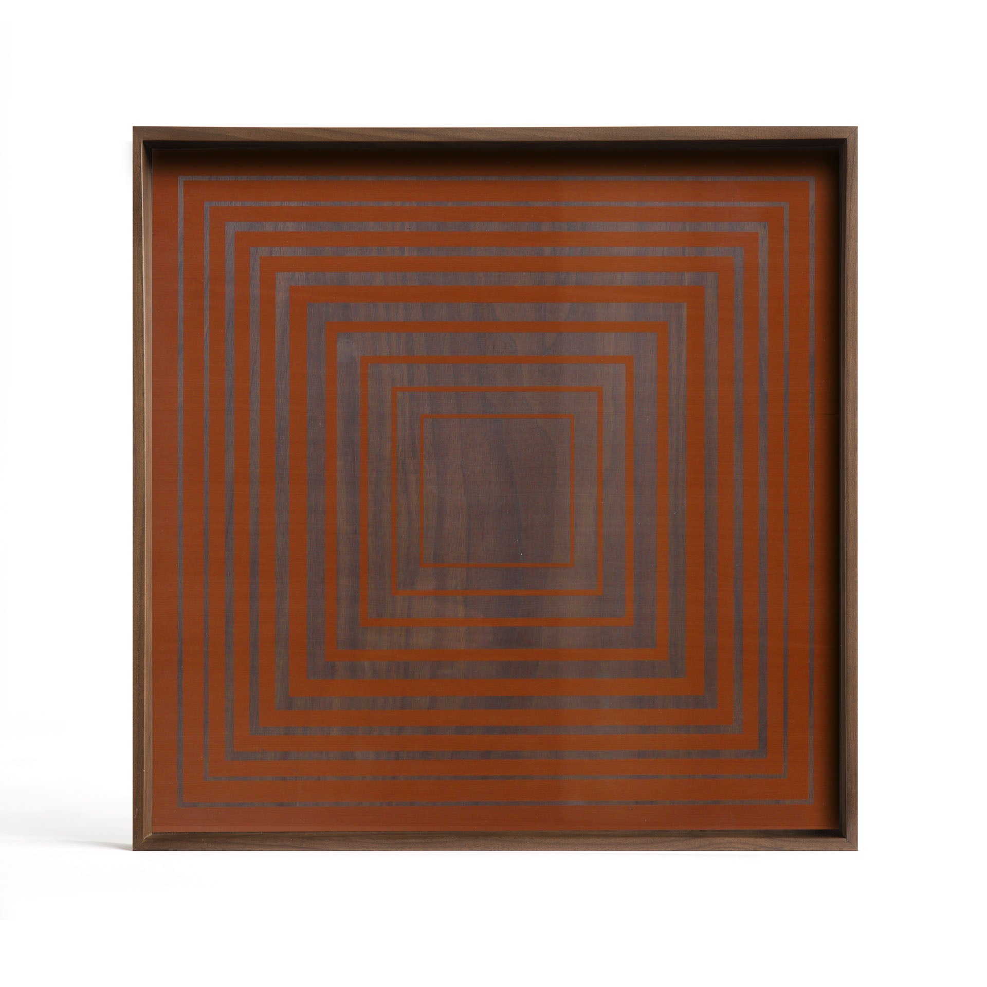Pumpkin Square glass tray