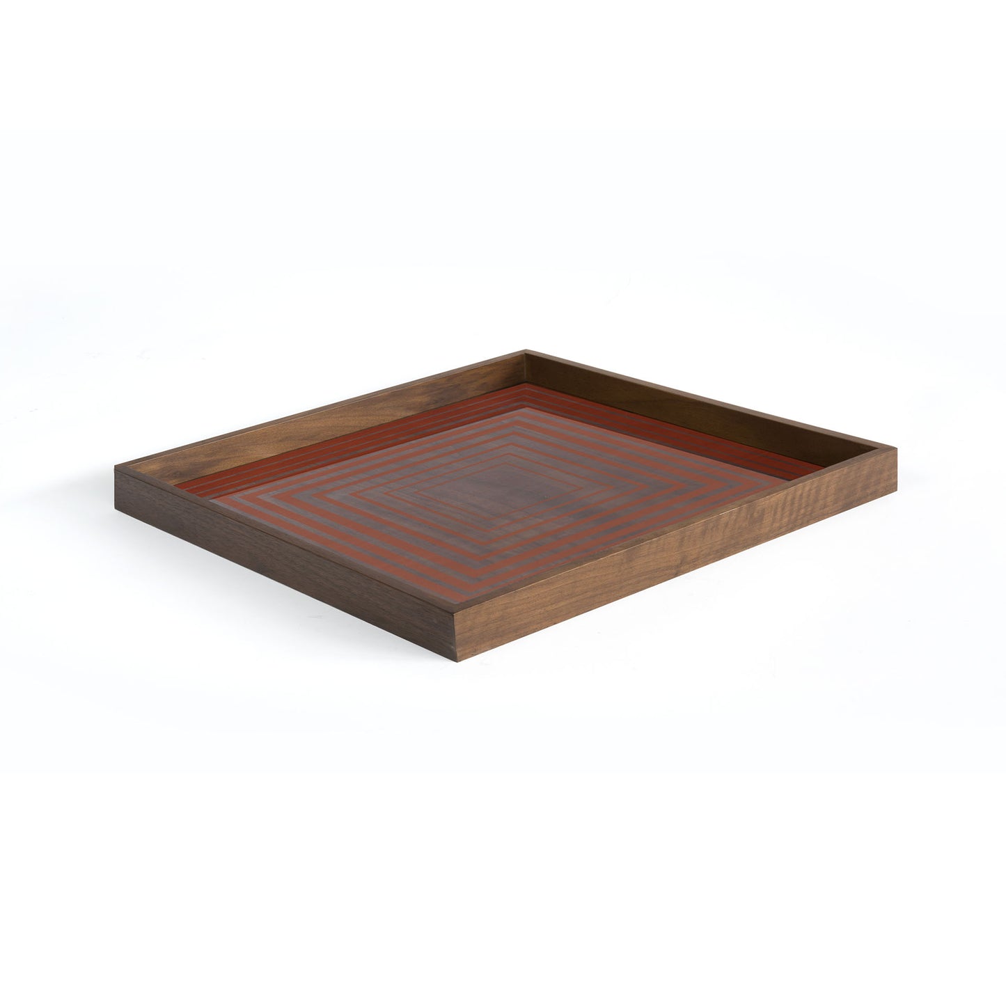 Pumpkin Square glass tray