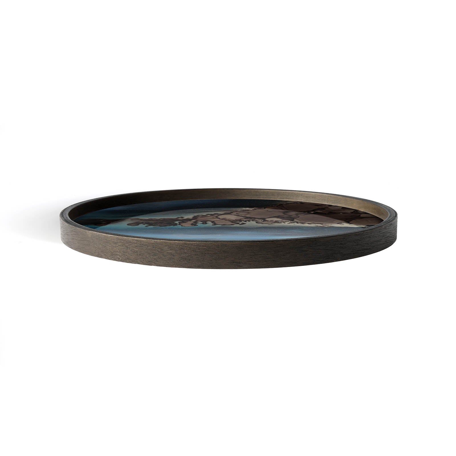Slate Organic glass valet tray