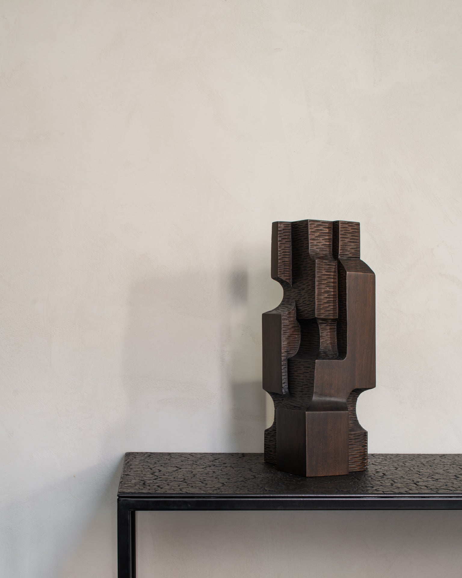 Espresso Block Organic sculpture