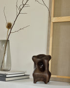Dark Brown Organic sculpture