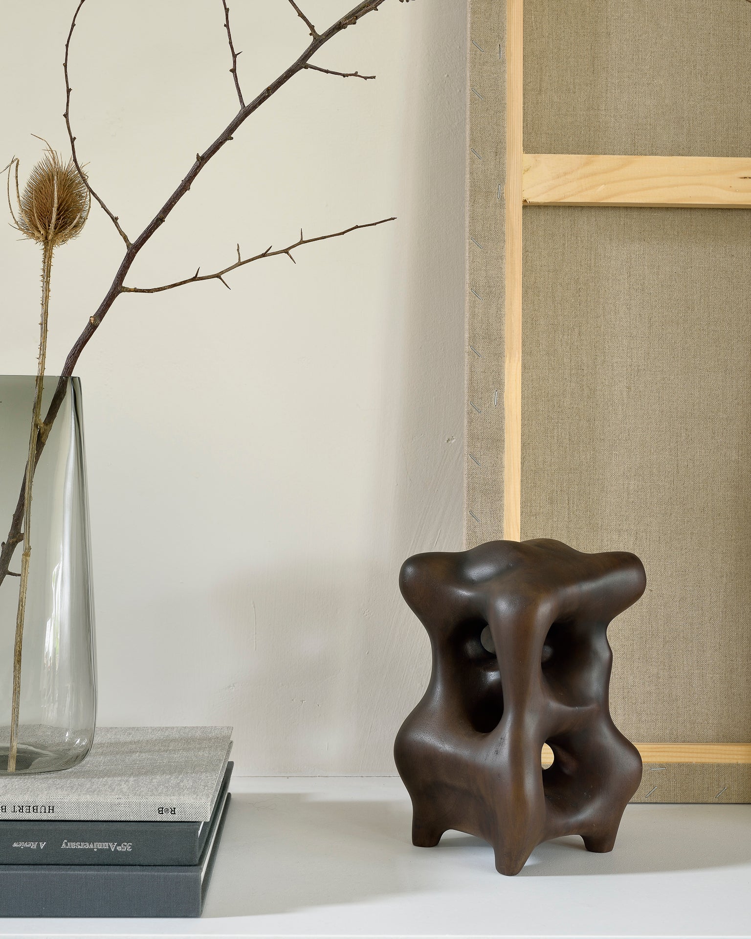 Dark Brown Organic sculpture
