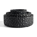Black Chopped bowls - set of 3