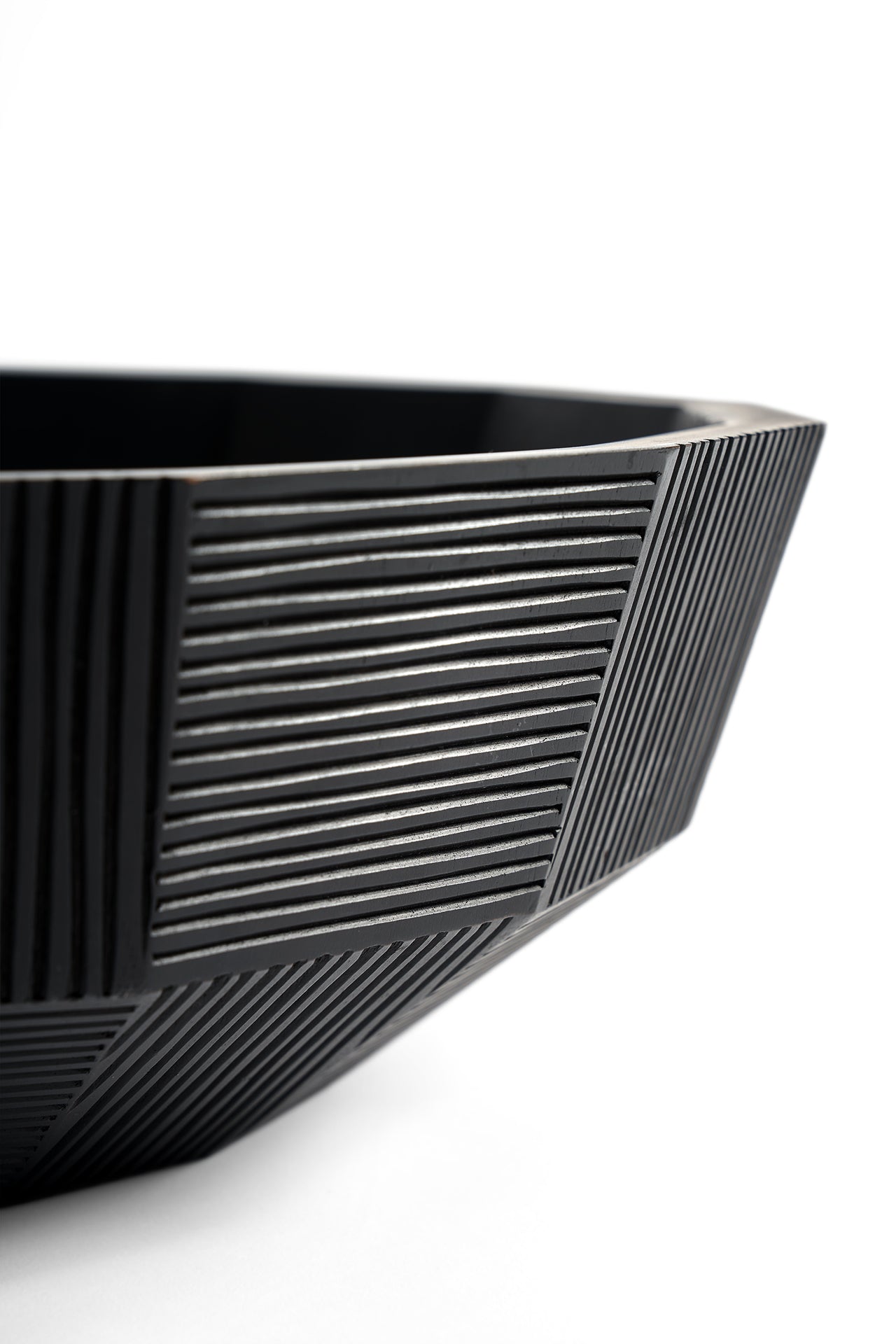 Black Striped bowl