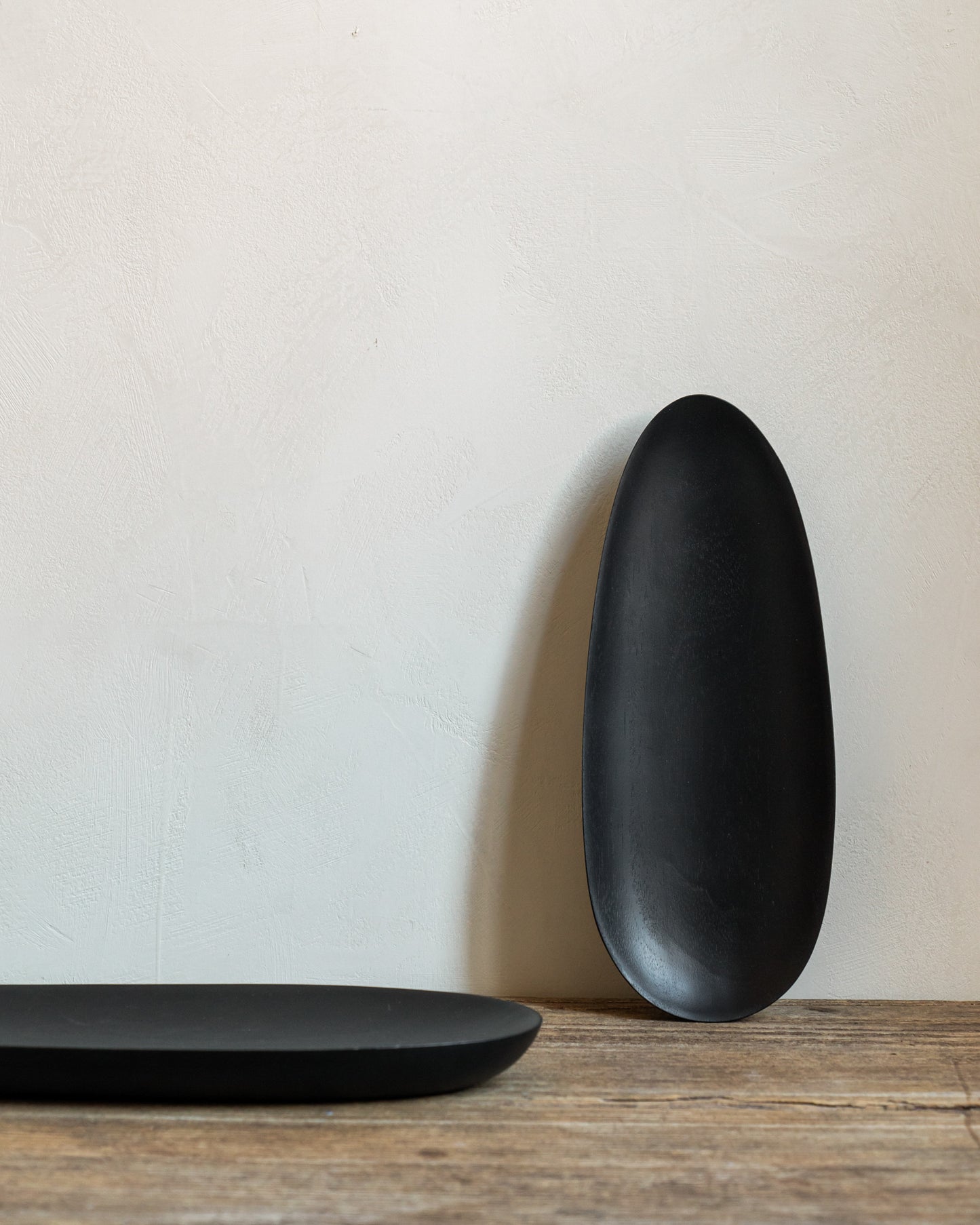 Thin Oval boards set - black