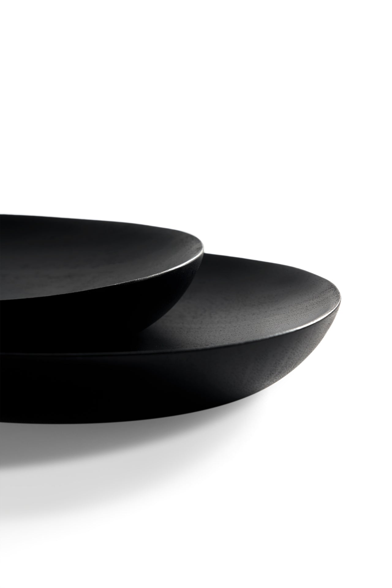 Thin Oval boards set - black