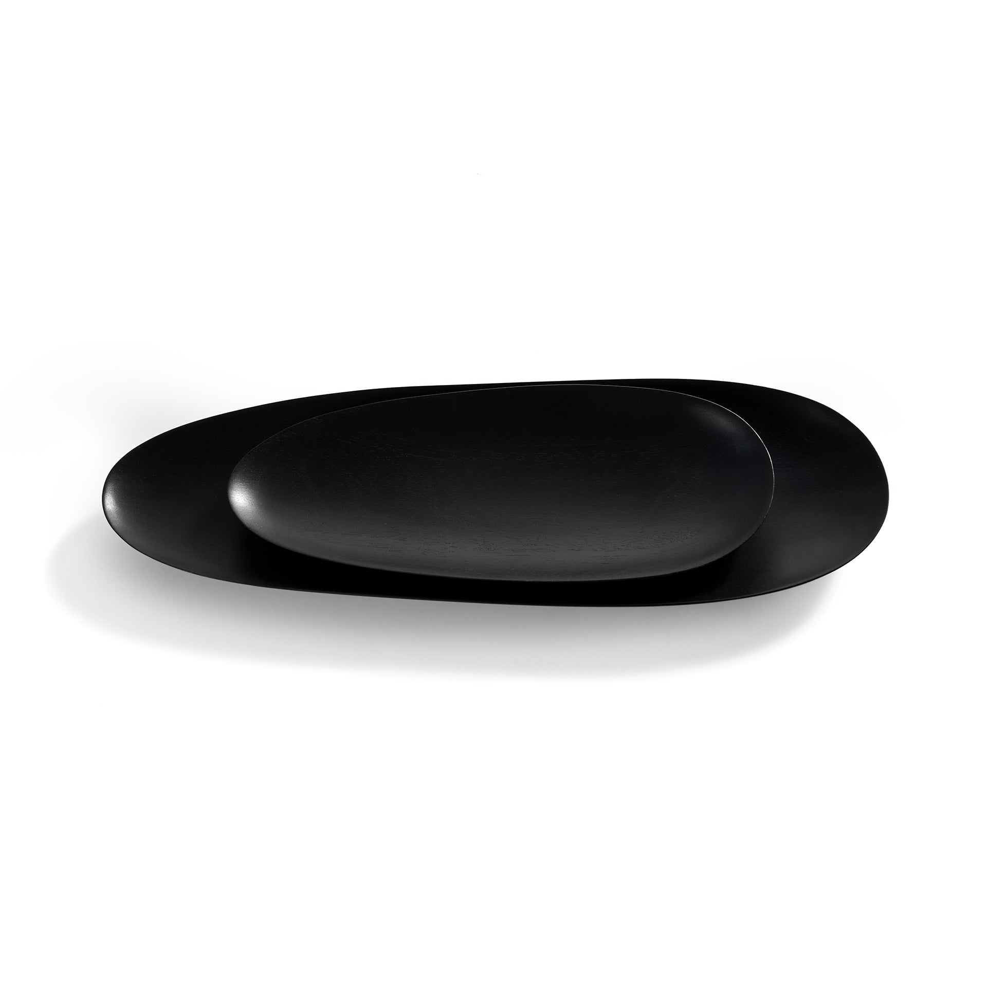 Thin Oval boards set - black