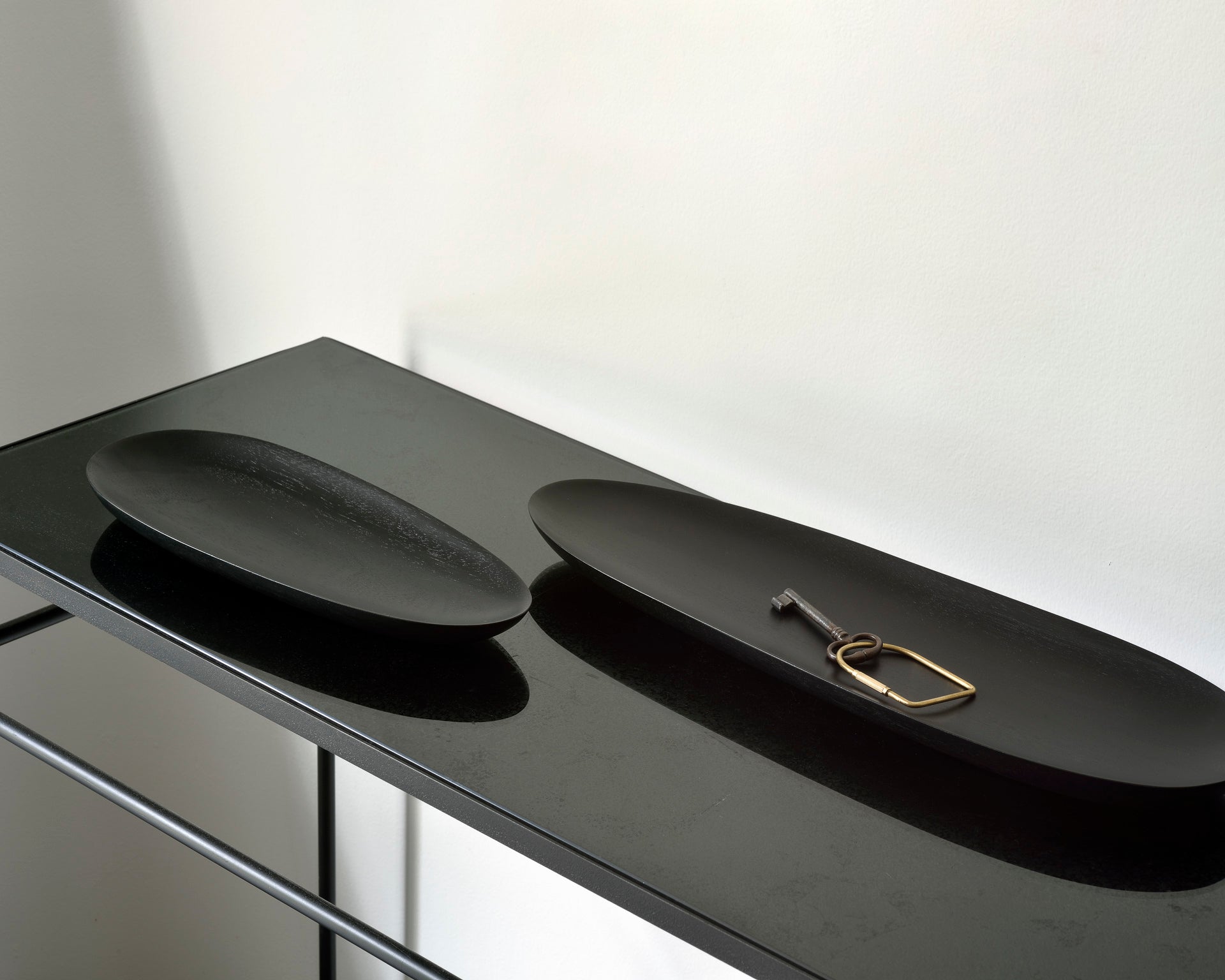 Thin Oval boards set - black