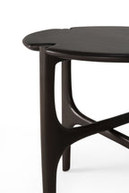 Mahogany PI dark brown side table
