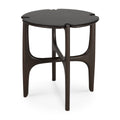 Mahogany PI dark brown side table