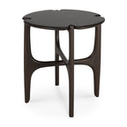 Mahogany PI dark brown side table