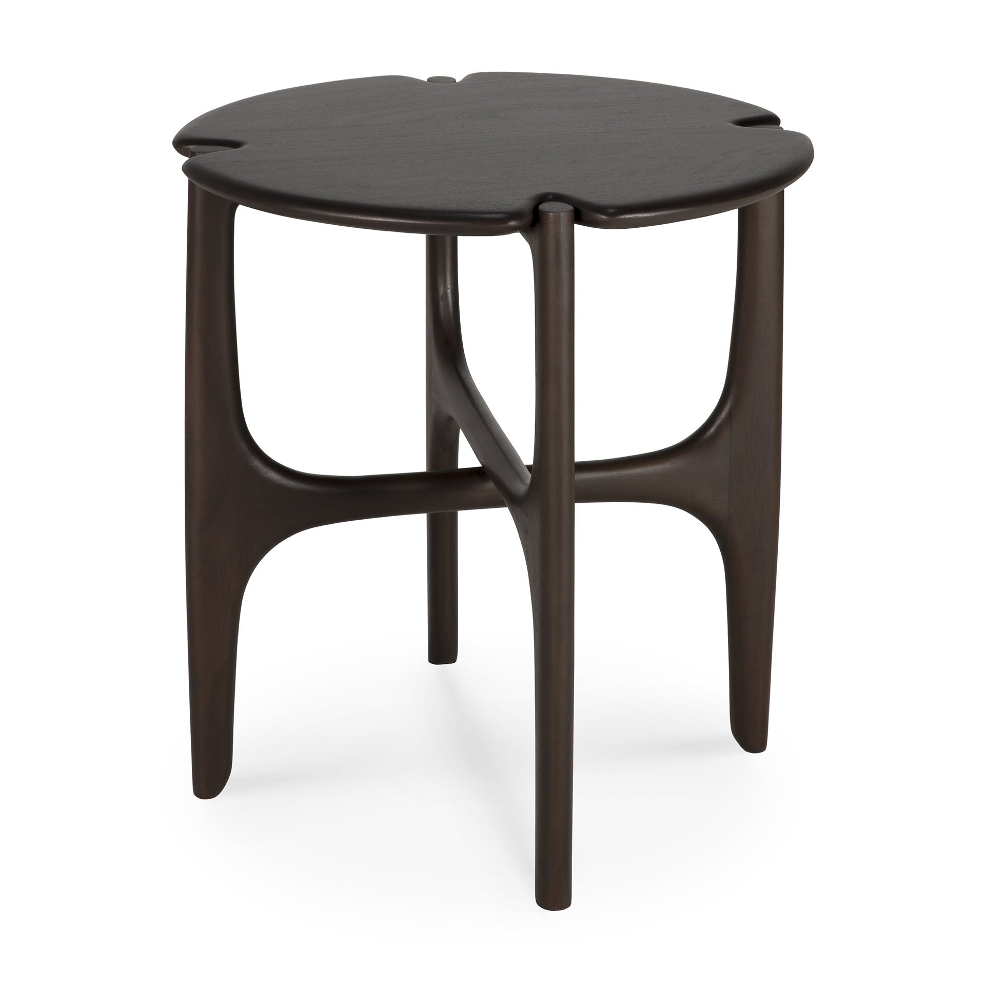 Mahogany PI dark brown side table