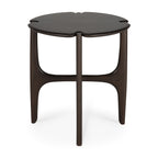 Mahogany PI dark brown side table