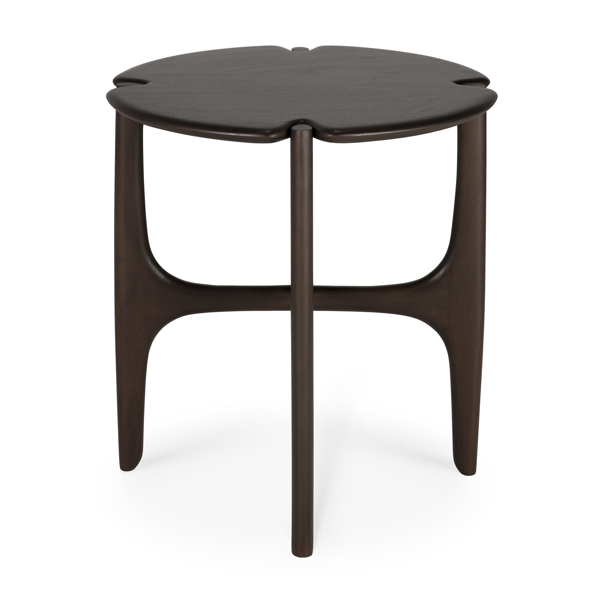 Mahogany PI dark brown side table