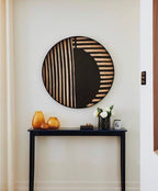 Asymmetric Dot wooden tray