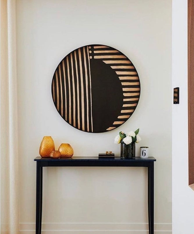 Asymmetric Dot wooden tray