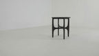 Mahogany PI dark brown side table